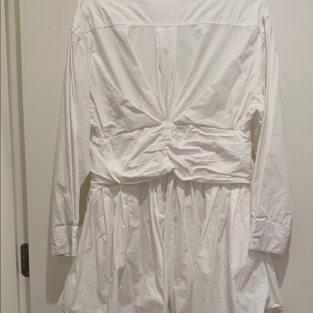 White Button-Up Shirt - Picture 4 of 4